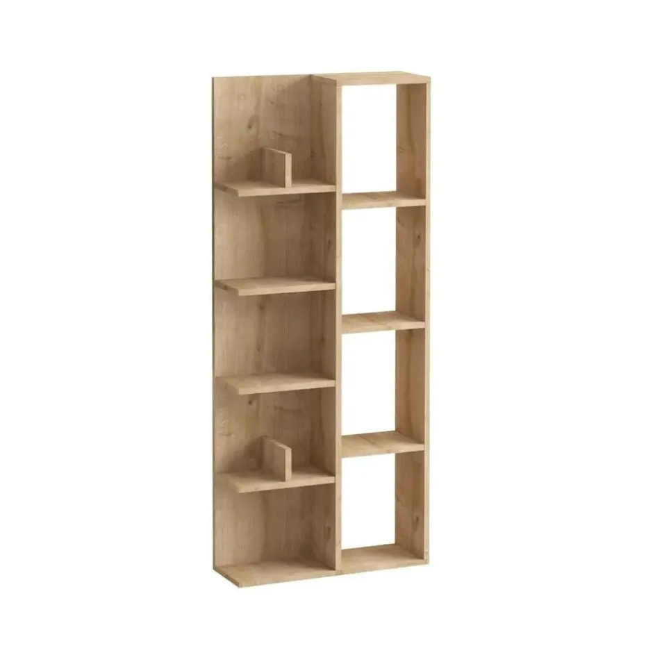 CALICOSY - Boekenkast LILY - Bruin - 150x60x18 cm