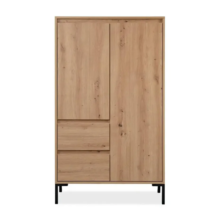 CALICOSY - Buffetkast PLOCK - Licht hout - 139x81x40 cm