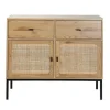CALICOSY - Dressoir JAYA - Licht hout - 79x90x39 cm