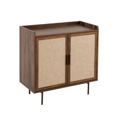 CALICOSY - Dressoir JETSON - Donker hout - 79x80x39,5 cm