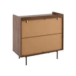 CALICOSY - Dressoir JETSON - Donker hout - 79x80x39,5 cm
