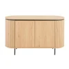 CALICOSY - Dressoir MALAGA - Licht hout - 72x120x40 cm