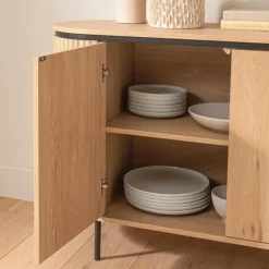 CALICOSY - Dressoir MALAGA - Licht hout - 72x120x40 cm