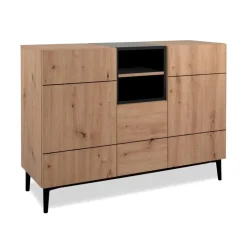 CALICOSY - Dressoir NOLA - Licht hout - 90x120x42 cm