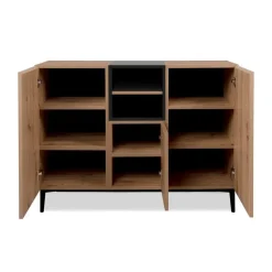 CALICOSY - Dressoir NOLA - Licht hout - 90x120x42 cm