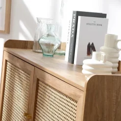 CALICOSY - Dressoir PALMO - Licht hout - 74.5x110x39 cm