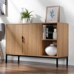 CALICOSY - Dressoir TARA - Licht hout - 72x110x40 cm