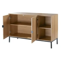 CALICOSY - Dressoir TARA - Licht hout - 72x110x40 cm