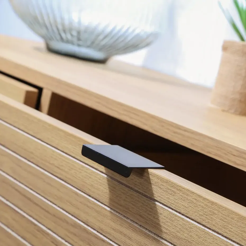 CALICOSY - Dressoir TARA - Licht hout - 79x90x39 cm