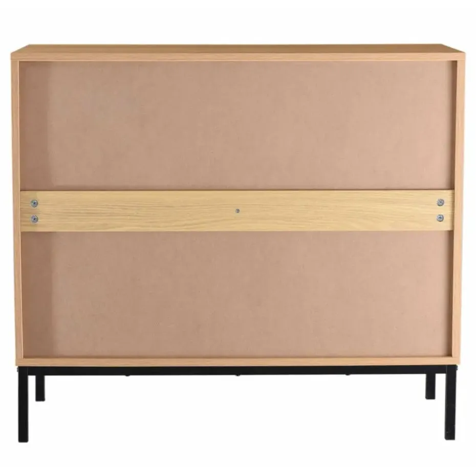 CALICOSY - Dressoir TARA - Licht hout - 79x90x39 cm