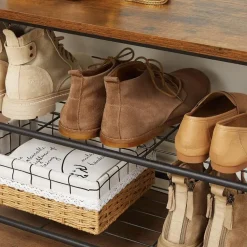 CALICOSY - Garderobe - Donker hout - 175x70x32,5 cm