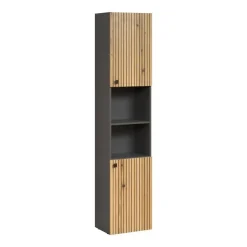 CALICOSY - Geribbelde badkamerkolom PUREBLISS - 15x122x44,5 cm