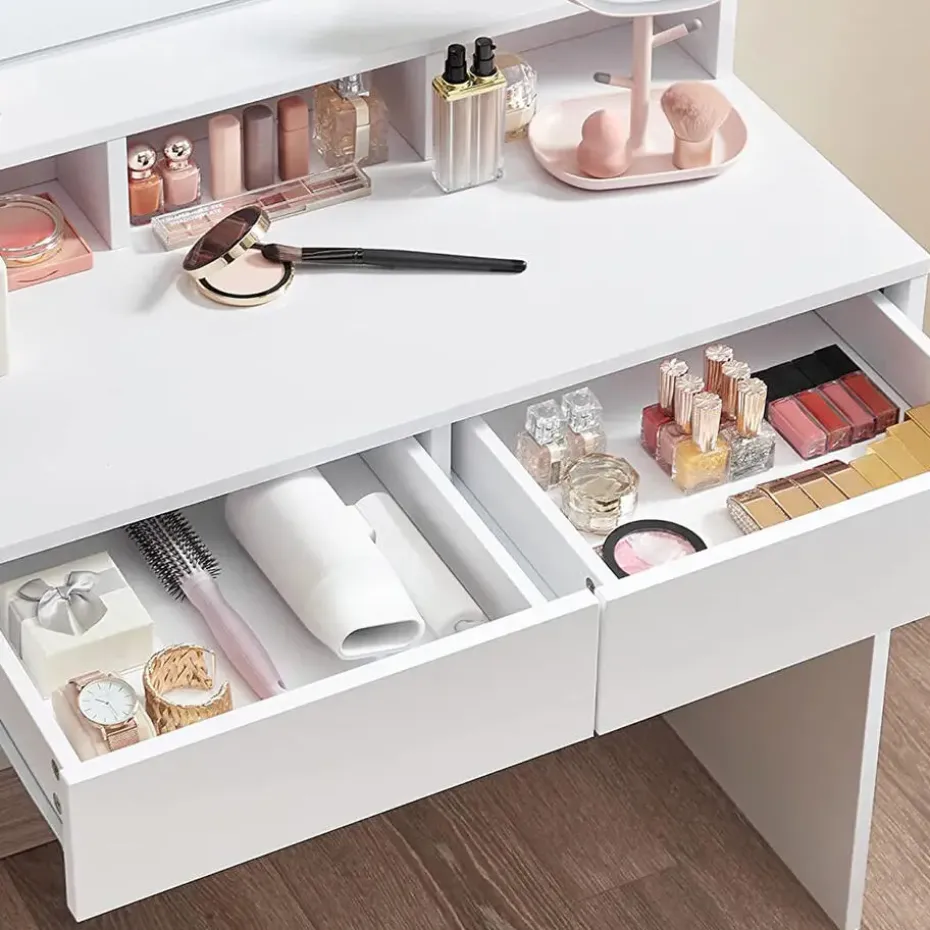 CALICOSY - Kaptafel - Wit - 145x80x40 cm