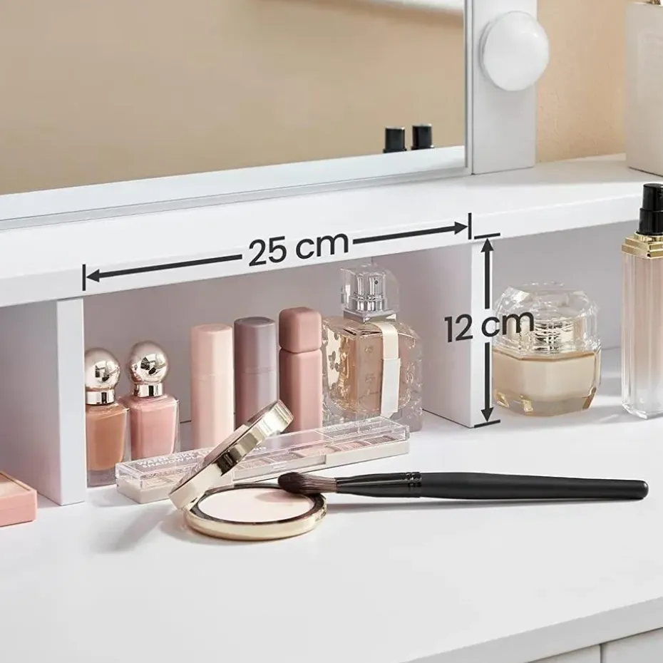 CALICOSY - Kaptafel - Wit - 145x80x40 cm