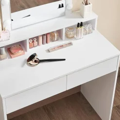 CALICOSY - Kaptafel - Wit - 145x80x40 cm