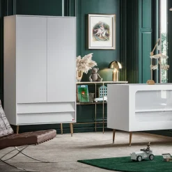 CALICOSY - Kast 2 Deuren 2 Laden Bosque - 55x100x191 cm