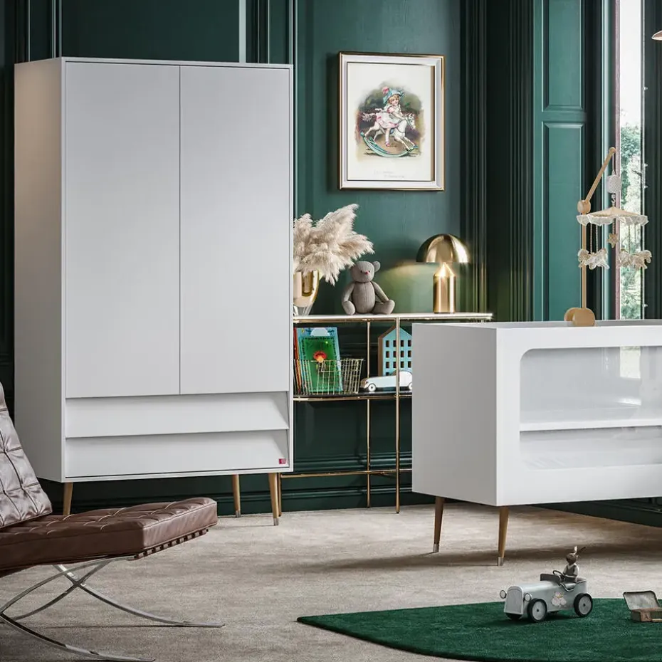 CALICOSY - Kast 2 Deuren 2 Laden Bosque - 55x100x191 cm