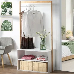 CALICOSY - Kledingkast - Wit - 171x90x40 cm