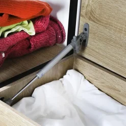 CALICOSY - Kledingkast LEXIE - Hout - 160x105x35 cm