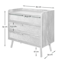 CALICOSY - Ladekast - - 79x80x39 cm