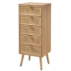 CALICOSY - Ladekast MIYA - Licht hout - 100,50x36.5x42 cm