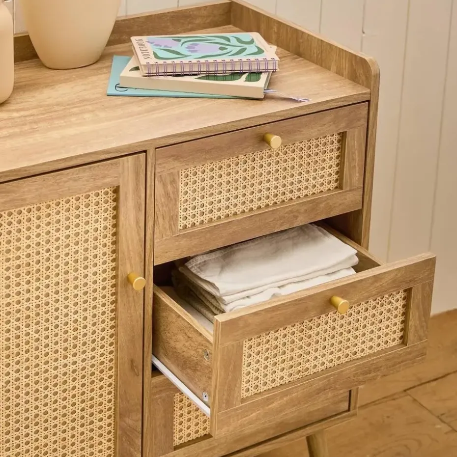 CALICOSY - Ladekast PALMO - Licht hout - 79,5x80x39 cm