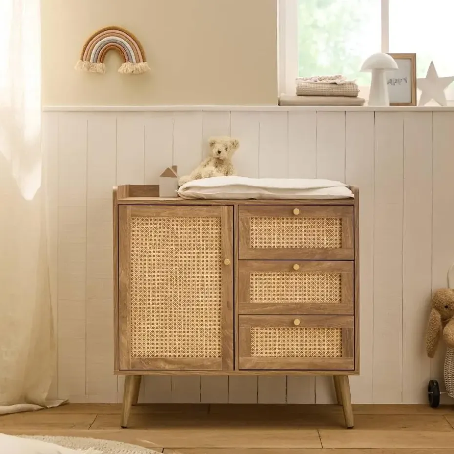 CALICOSY - Ladekast PALMO - Licht hout - 79,5x80x39 cm