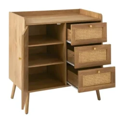 CALICOSY - Ladekast PALMO - Licht hout - 79,5x80x39 cm