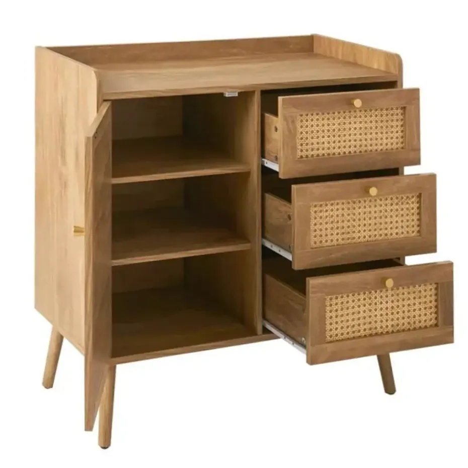 CALICOSY - Ladekast PALMO - Licht hout - 79,5x80x39 cm