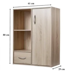 CALICOSY - Legplank - Licht hout - 80x61.5x29.5 cm
