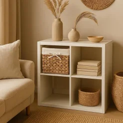 CALICOSY - Mand - Licht hout - 28x28x28 cm