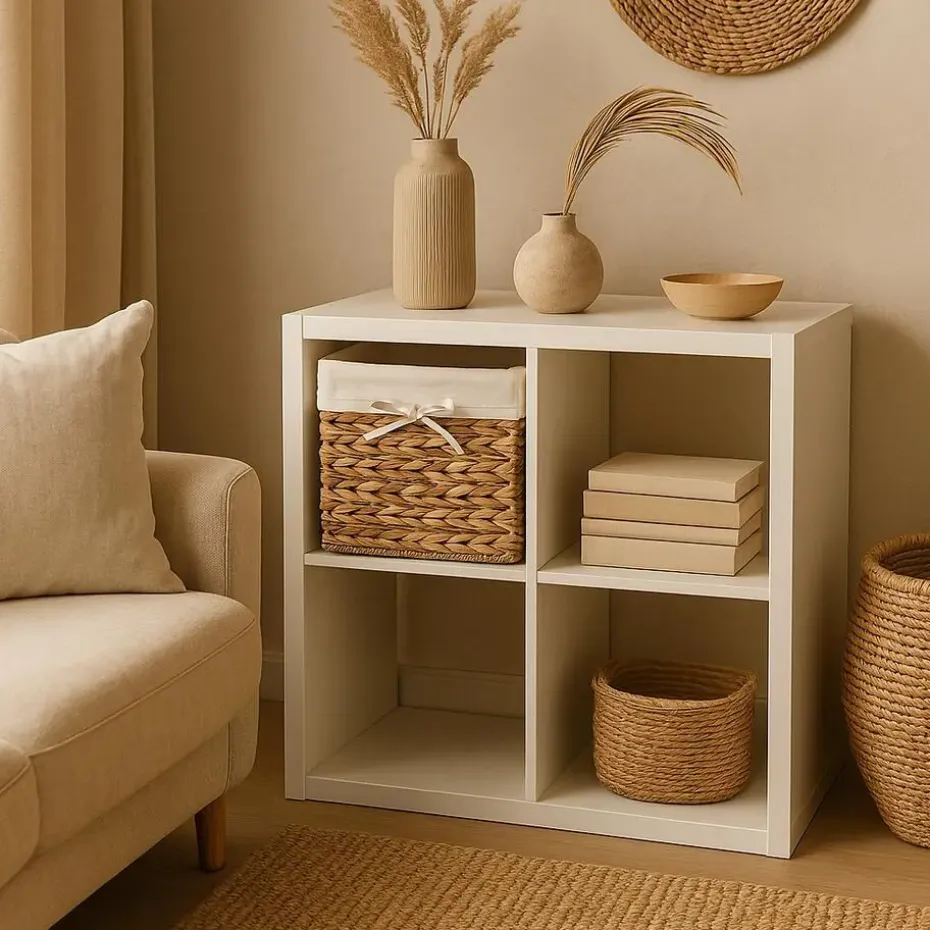 CALICOSY - Mand - Licht hout - 28x28x28 cm