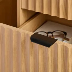 CALICOSY - Nachtkastje BOLOGNE - Licht hout - 52x40x40 cm