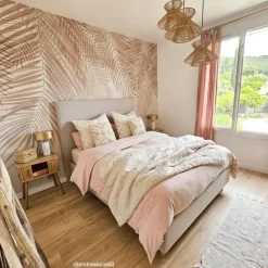 CALICOSY - Nachtkastje ERNEST - Licht hout - 58.5x48x35 cm