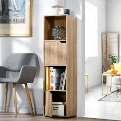 CALICOSY - Opbergkast MODU - Hout - 120x30.7x29 cm