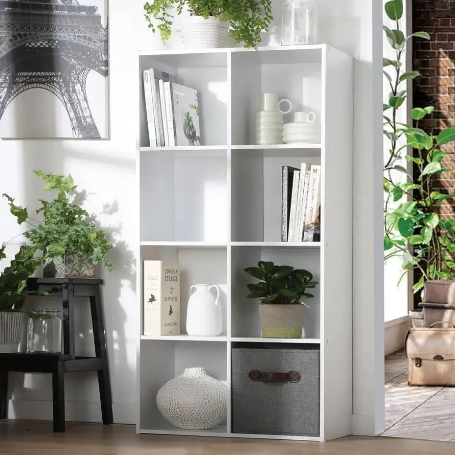 CALICOSY - Opbergplank - Wit - 123x29.5x62 cm