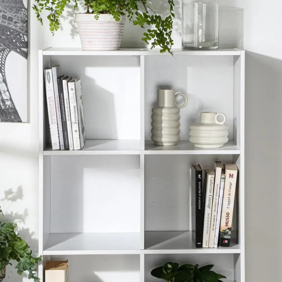 CALICOSY - Opbergplank - Wit - 123x29.5x62 cm