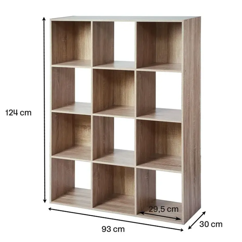 CALICOSY - Opbergrek - Licht hout - 124.2x93.3x29.8 cm