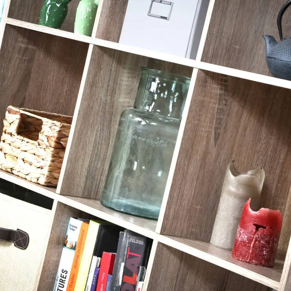 CALICOSY - Opbergrek - Licht hout - 124.2x93.3x29.8 cm