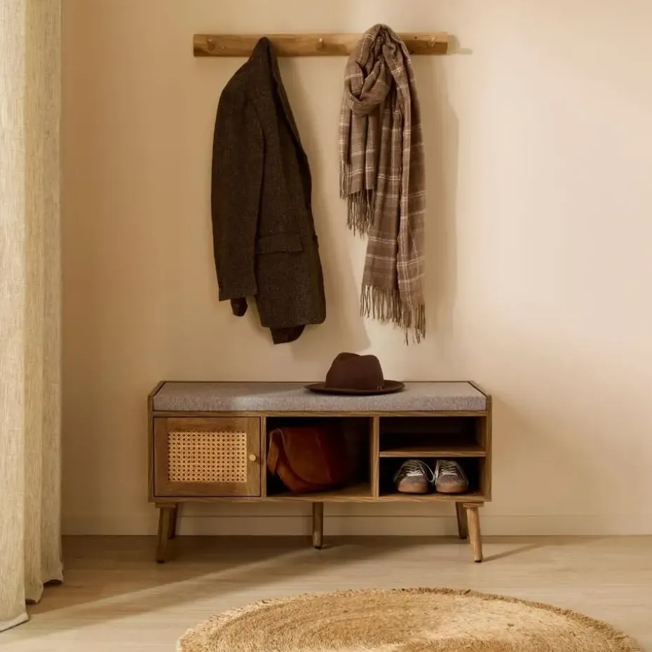 Calicosy - PALMO Bank - B100 cm - Licht hout 100 cmx39 cmx49 cm