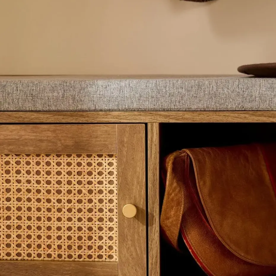 Calicosy - PALMO Bank - B100 cm - Licht hout 100 cmx39 cmx49 cm