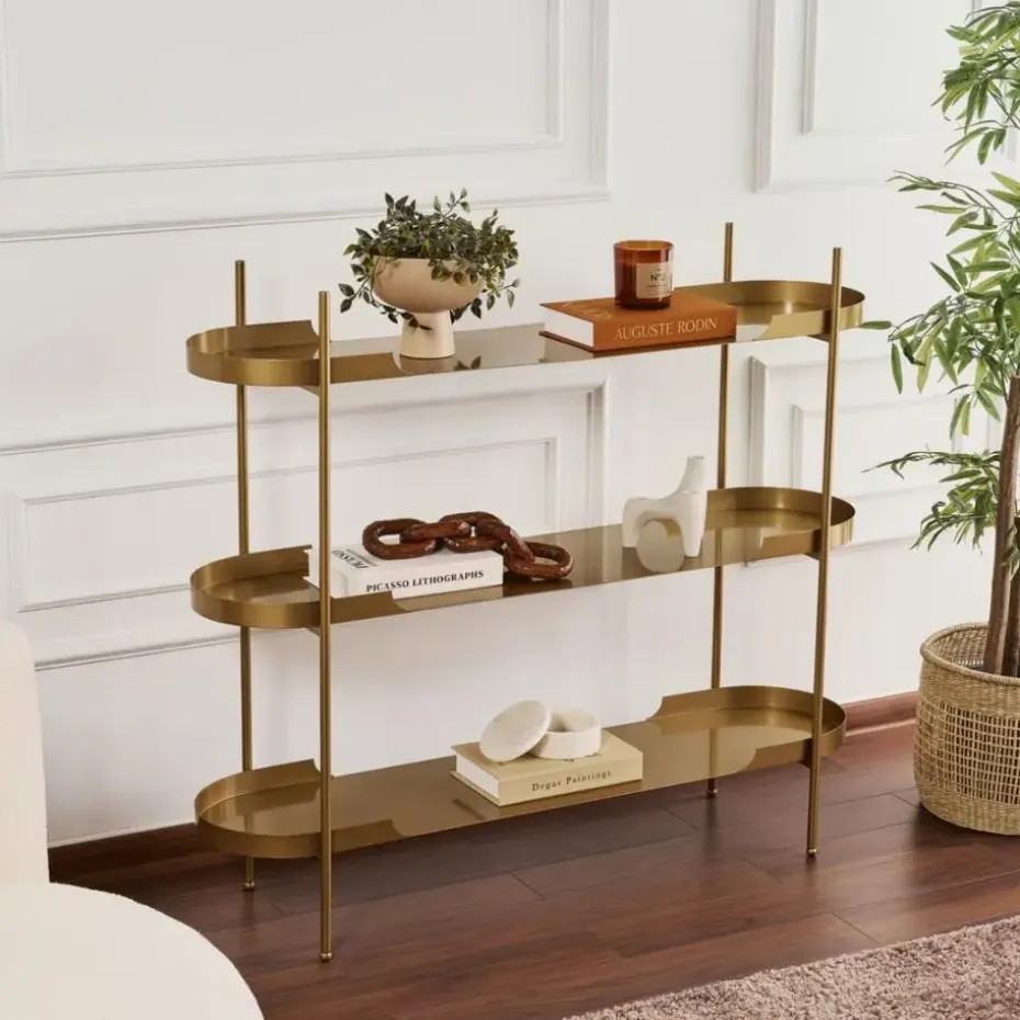 CALICOSY - Rek BLAIR - Gouden - 105x120x34 cm