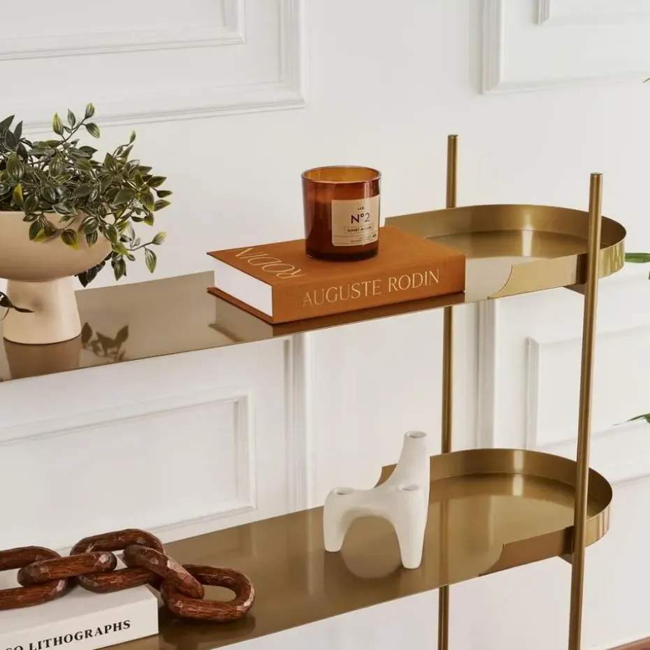 CALICOSY - Rek BLAIR - Gouden - 105x120x34 cm