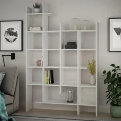 CALICOSY - Rek MANCO - Wit - 188x122x25,5 cm