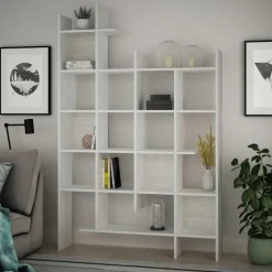 CALICOSY - Rek MANCO - Wit - 188x122x25,5 cm