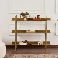 CALICOSY - Rek PIPER - Gouden - 106x120x34 cm