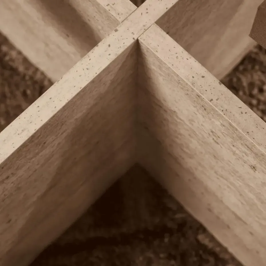 CALICOSY - Salontafel AERIS - Travertijn - 35x75x75 cm