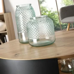 CALICOSY - Salontafel EKLO - Eik - 39x80x80 cm