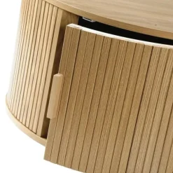 CALICOSY - Salontafel ERNEST - Licht hout - 35,5x75x75 cm