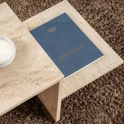 CALICOSY - Salontafel HARMONY - Travertijn - 40x77x40 cm